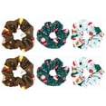 thumbnail image 1 of Bandas elásticas suaves para el cabello, coleteros para mujeres y niñas, accesorios para el cabello, tocados de fiesta, gran regalo, coleteros navideños, 1 of 5