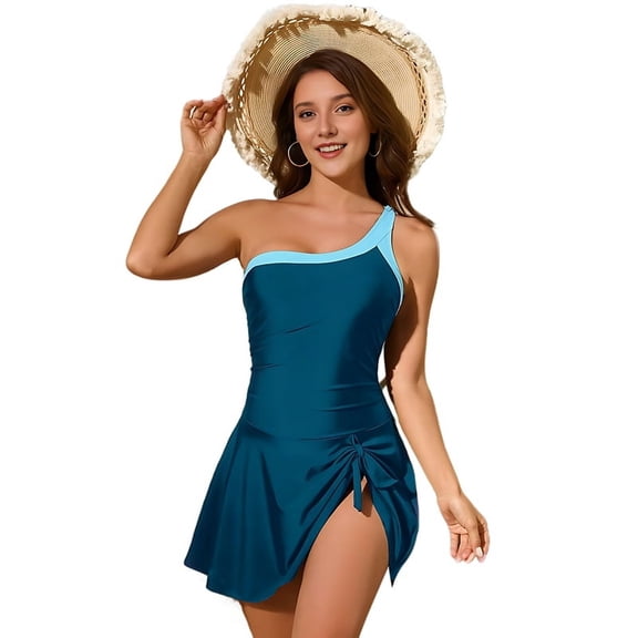 Swimsuits for Women Swimming Costume Dresses Skirt Control Swim Suit