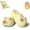 Yellow, variant on 2026 New Cat Paws Footprints Fluffy Plush Fleece Height Increase Slippers for Winter Cute Animal Soft Warm Cozy Footwear