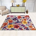 thumbnail image 2 of Yayeee Area Rugs for Living Room 6.7'x4.8' Indoor Non Slip Washable Bedroom Carpet, Colorful Flowers Pattern, 2 of 5