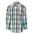 thumbnail image 2 of Gioberti Boys Casual Western Plaid Long Sleeve Pearl Snaps Shirt, 2 of 4