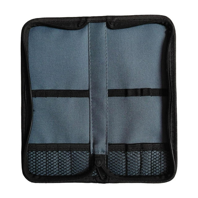 Estuche portátil y compacto para pinceles de artista, estuche de para pinceles de maquillaje, ideal para viajes, estudios y mochilas de .