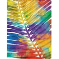 thumbnail image 2 of OnRei 19x24 Black Ornate Wood Framed with Double Matting Museum Art Print Titled - Watercolorful Palms, 2 of 4