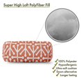 thumbnail image 2 of Majestic Home Marchandises Orange Aruba Coussin de Mitre Rond Intérieur / Extérieur 18,5 "L x 8" W x 8" H, 2 of 5