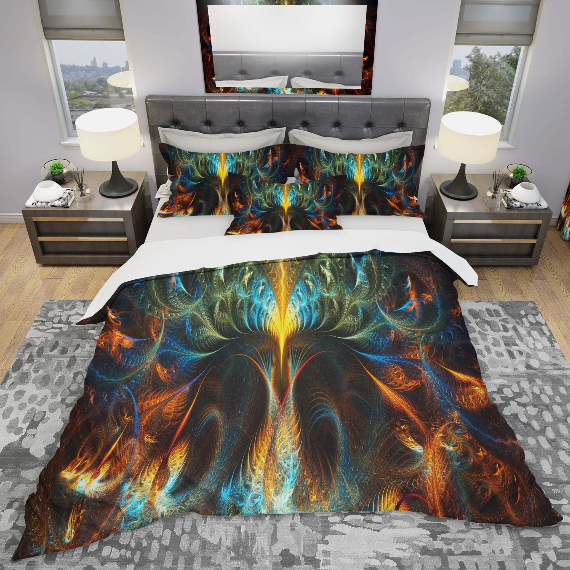 Designart 'Never Endingabstract' Modern & Contemporary Duvet Cover Set