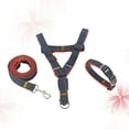 thumbnail image 1 of SEWACC Ensemble de Corde de Traction pour Animaux de Compagnie Usage Extérieur Rouge 3 Pcs, 1 of 6