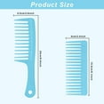 thumbnail image 4 of 2PCS Wide Tooth Comb for Curly - Large Hair Detangling Comb,Styling Comb for Wet Dry Hair,Hair Care Comb for Women Men,Shampoo Shower Comb, 4 of 8