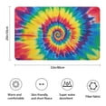 thumbnail image 3 of Colorful Rainbow Tie Dye Spiral Pattern Bathroom Rugs Mat,Non Slip Microfiber Bathroom Rug,Rubber Backing,Soft Bathroom Mats for Bathroom Floor,Tub and Shower,20x32in(50x80cm), 3 of 4