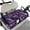 Bat Purple Whilpool Tie Dye, variant on Yuyamidu Black Cat Golf Cart Seat Cover Pumpkin Golf Cart Seat Blanket with Pockets Halloween Club Car Seat Towel Travel Sports Golf Cart Accessories, Purple