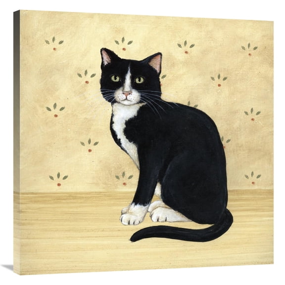 Global Gallery's 'Country Kitty I' by David Carter Brown Stretched Canvas Wall Art