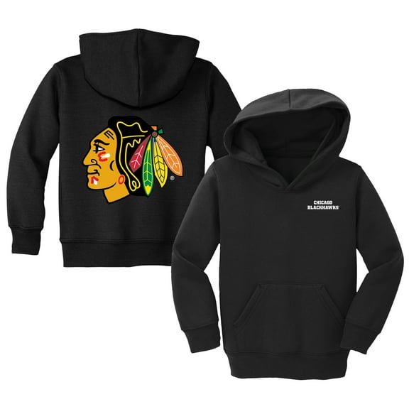 Toddler Chad & Jake Black Chicago Blackhawks Pullover Hoodie