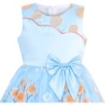 thumbnail image 3 of Sunny Fashion Girls Dress Plum Flower Tree Bow Tie Party Pageant 10 Years, 3 of 5