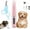 Pink, variant on Dog Paw Trimmer, Rechargeable Pet Shaver with LED Light, Low Noise, Multi-Function for Paws, Ears, Face, Rump