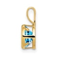 thumbnail image 2 of 14k Yellow Gold Round Bezel Pendant, 2 of 4