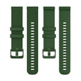 thumbnail image 2 of KIQ Durable and Water Resistant Silicone Replacement Watch Strap Band Compatible With Garmin venu/Garmin venu sq/Garmin vivoactive 3(20MM)(Army Green), 2 of 4