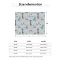 thumbnail image 2 of Throw Blanket for Couch - Cute Snowflake Dachshund Soft Comfy Lightweight Cozy Warm Throw Blanket, Fuzzy Plush Flannel Blanket & Throws for Sofa and Bed All Season, 2 of 8