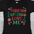 thumbnail image 4 of Inktastic Mamaw and Papaw Love Me Girls Baby Bodysuit, 4 of 5