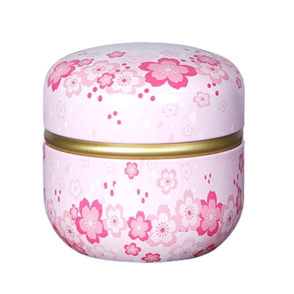 LYINGF Airtight Vintage Style Tea Storage Tins and Food Containers, Decorative Canisters for Loose Leaf Tea, Herbs, Coffee Beans, Spices, Sugar with Floral Embossed Design