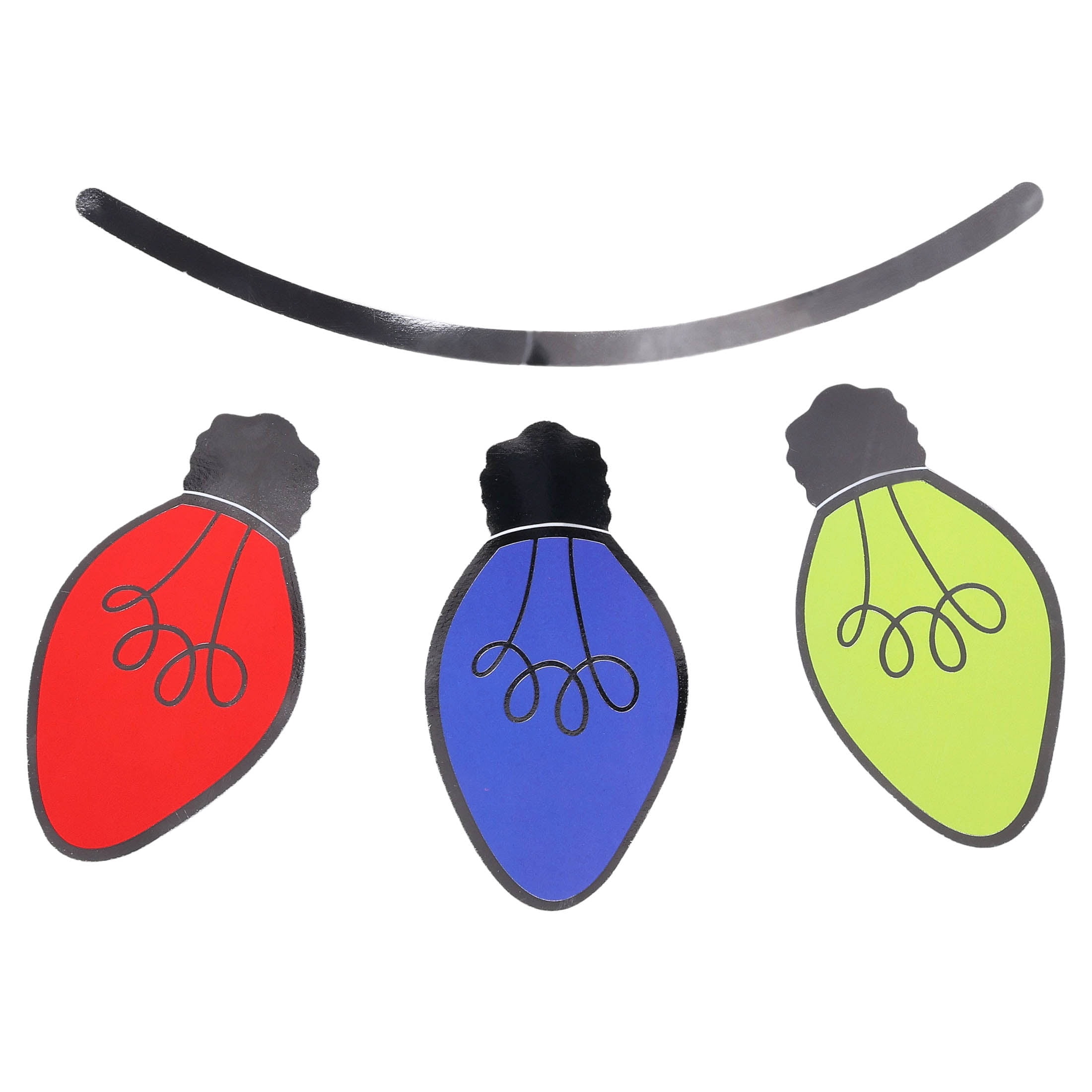 Magnetic Christmas Light Bulb Decorations, Multicolor, by Holiday Time