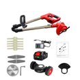 thumbnail image 1 of Handheld Electric Lawn Mower Foldable Trimmer Adjustable Garden Pruning Cutting Power Tools Lithium Battery 8 Accessory ,Easy to Use, 1 of 8