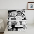 thumbnail image 5 of YST Rustic Patchwork Full Comforter Set For Boys,Black White Grey Plaid Animal Kids Comforter Hunting Bear Deer Quilt Set For Teen Men,Country Farmhouse Lodge Bed Set 2 Pillow Cases, 5 of 5