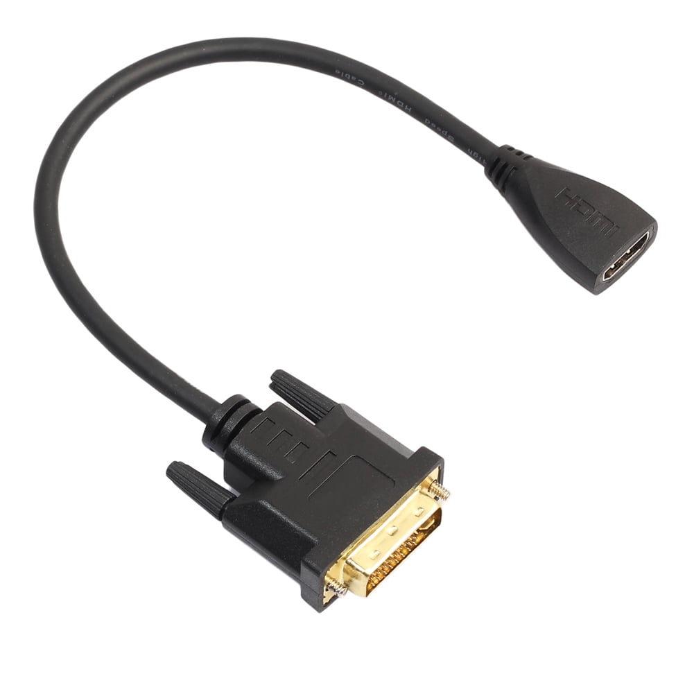 24+1Pin Male to HDMI Female Plug Jack Adapter Connector  For HDTV Monitor 