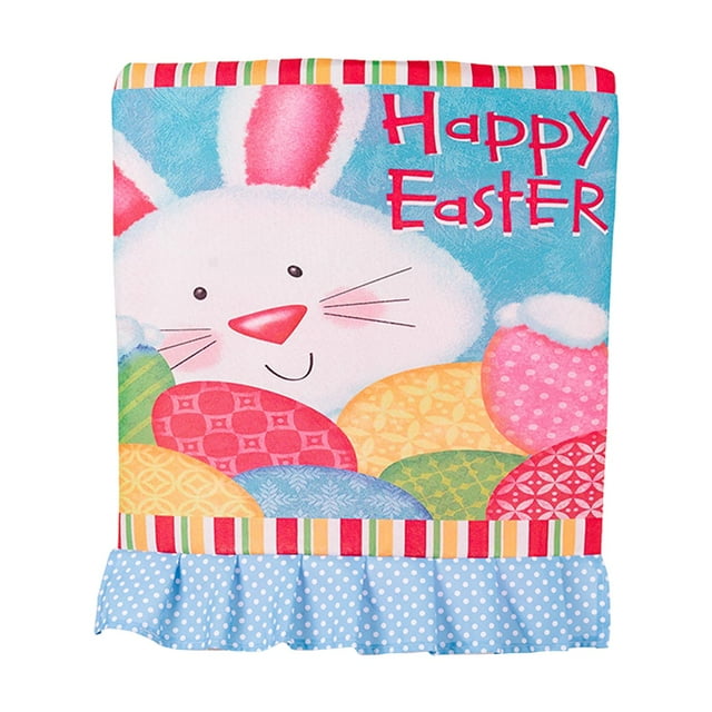 simhoa Easter Bunny Housse de Dossier de Chaise Housse de Chaise pour Restaurant Mariage Banquet