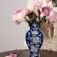 thumbnail image 3 of Blue and White Porcelain Vase Plant Pot Table Decoration Flowers Arrangement Flower Vases, 3 of 7