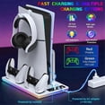 thumbnail image 2 of Heat Dissipation Bracket Base with RGB Lighting for Double Handle Handle Charging Block for /SLIM/Pro Host, 2 of 3