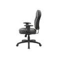 thumbnail image 4 of Boss Office Products Black Leather Task Chair with Adjustable Arms, 4 of 8