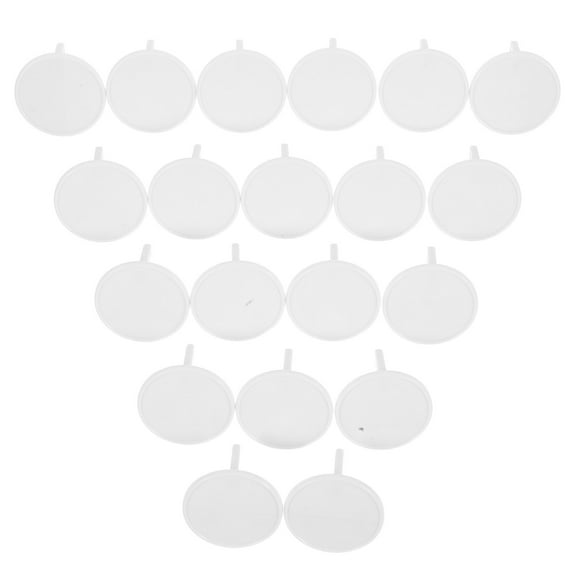 Supvox 20Set Child Proof Plug Covers Plastic White for Safe Child Environments