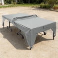 thumbnail image 6 of lacooooppia Ping Pong Table Cover Table Tennis Waterproof Dustproof Oxford Fabric Protective Rain Cover Foldable Tablecloth Suitable for Sports Club Game Room Gray, 6 of 8