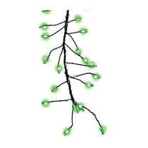 Holiday Bright Lights Christmas Micro Cluster Big Seed 216 LED Light Set, Green