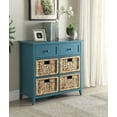 thumbnail image 1 of Console Flavius d'ACME, bleu sarcelle, 1 of 3