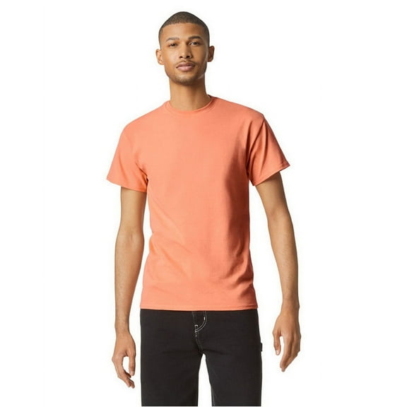 Gildan 5000 Adult Heavy Cotton 5.3 Oz. T-Shirt (G500)-Tangerine-M