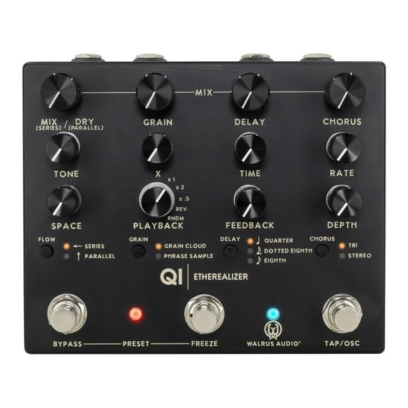 Pedal de efectos Walrus Audio Qi Etherealizer Black