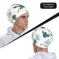 thumbnail image 6 of Naloa Anchors And Shells Beanie for Men Women Knitted Unisex Winter Hat Beanies Cap Knit Cuffed Beanies Hats, 6 of 7