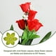 thumbnail image 3 of Nestingho 50Ud Plásticos Para Flores Falsas Decorativas Y Manualidades En Verde, 3 of 8