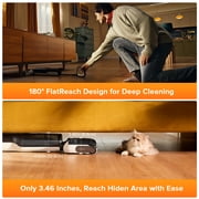 Roborock F25 LT Wet/Dry Vacuum Cleaner, 20000Pa Floor Cleaner, cordless, Hot Air Flash Drying & High Temperature Self Cleaning, Black
