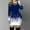 Blue, variant on BLTIBY Christmas Sweatshirt Dress for Women Xmas Print Winter Fall Sexy Casual Soft Sweater Long Sleeve Pullover Dresses Outfits 2024 Trendy Black XXL
