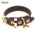 thumbnail image 2 of Collar de cuero para perro, suave, duradero, resistente al agua, ajustable, 2 of 6