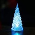 thumbnail image 5 of Árbol de Navidad con luz Led, acrílico, decoración de mesa festiva colorida, (hy), 5 of 5