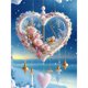 thumbnail image 1 of 5D DIY Taladro Snowy Love Charm Kit Del 30x40cm, 1 of 9
