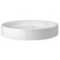 thumbnail image 2 of Eden Bath EB-S045CW-P 18 x 3 in. Low Round Vessel Sink - White Carrara Marble, 2 of 11
