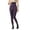 Purple, variant on Women's Halloween Shaping Sheer Tights With Contrasting Striped Pattern