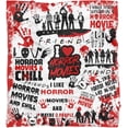thumbnail image 2 of Horror Movie Halloween Blanket Super Soft Sherpa Fleece Blanket, Funny for Women, Warm Lightweight Fluffy Halloween Throw Blanket for Living Room, Couch, Bed (60'''' x 50''''), 2 of 5