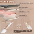 thumbnail image 5 of EastVita Washable Fast Heating Throw Blanket - Thick Tufted Sherpa Electric Blanket Throw with 10 Heating Levels and 10 Time Settings ETL Certified, 5 of 8