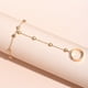 thumbnail image 4 of Creative Butterfly Link Chain Bracelet Connected Finger Ring Bangle Bracelets for Women Linked Hand Harness Couple Jewelry Gifts, 4 of 5