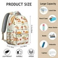 thumbnail image 6 of Large Capacity Mushroom Backpack for College, Multi-Pocket Bookbag for School Students Laptop and Supplies, Reliable Daily Pack, Perfect Gift for Commute, 6 of 6