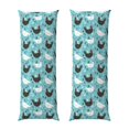 thumbnail image 1 of Balery Lovely Roosters Funda Protectora para Almohada Corporal de Algodón Hipoalergénico con Cierre(55 x 21 pulgadas), Almohadas No Incluidas, 1 of 7